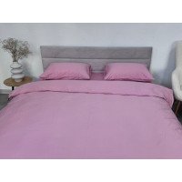 Bed linen made of plain-dyed satin