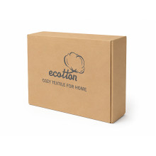 Box 35x25x9 gift packaging branded Ecotton