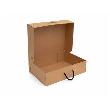 Коробка 45х30х10 подарочная упаковка брендированная Ecotton