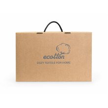 Коробка 45х30х10 подарочная упаковка брендированная Ecotton