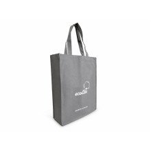 Сумка-шопер 35х45х10 брендована сіра Ecotton